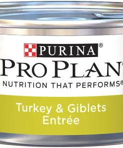 Purina Pro Plan Adult Turkey & Giblets Entree in Gravy Canned Cat Food