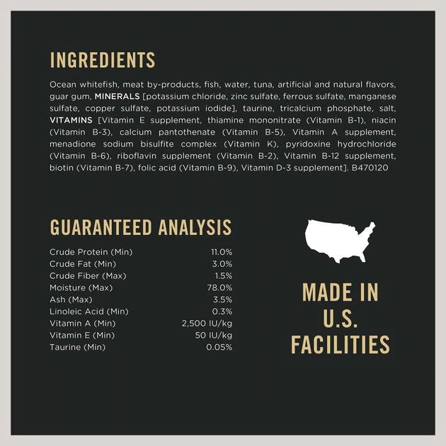 Purina Pro Plan Adult Ocean Whitefish & Tuna Entree in Sauce Canned Cat Food 5 Purina Pro Plan Adult Ocean Whitefish & Tuna Entree in Sauce Canned Cat Food - Image 5