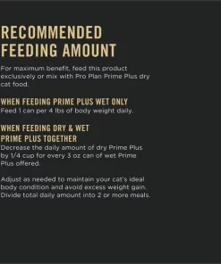 Purina Pro Plan Prime Plus Adult 7+ Chicken & Beef Entree Classic Canned Cat Food 15 Purina Pro Plan Prime Plus Adult 7+ Chicken & Beef Entree Classic Canned Cat Food -Elanco Sales 111098 PT7. SY630 V1648510884