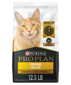 Purina Pro Plan Prime Plus Adult 7+ Chicken & Rice Formula Dry Cat Food