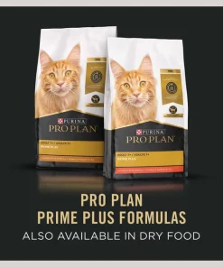 Purina Pro Plan Prime Plus Adult 7+ Turkey & Giblets Entree Classic Canned Cat Food -Elanco Sales 111109 PT6. SY630 V1636674707