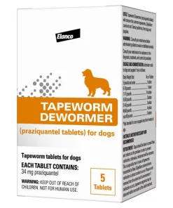 Elanco Dewormer for Tapeworms for Dogs -Elanco Sales 112344 PT2. SY630 V1634672194
