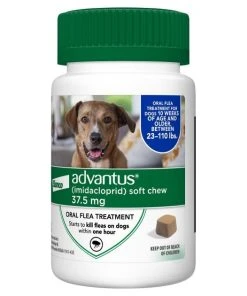 Advantus Flea Oral Treatment for Dogs, 23-110 lbs -Elanco Sales 112349 PT2. SY630 V1634318606