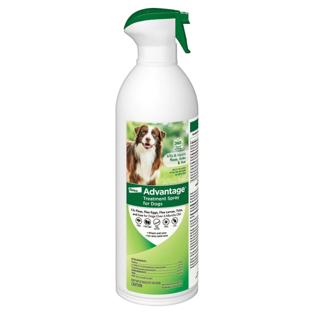 Advantage Topical & Indoor Flea & Tick Spray for Dogs 1 Advantage Topical & Indoor Flea & Tick Spray for Dogs
