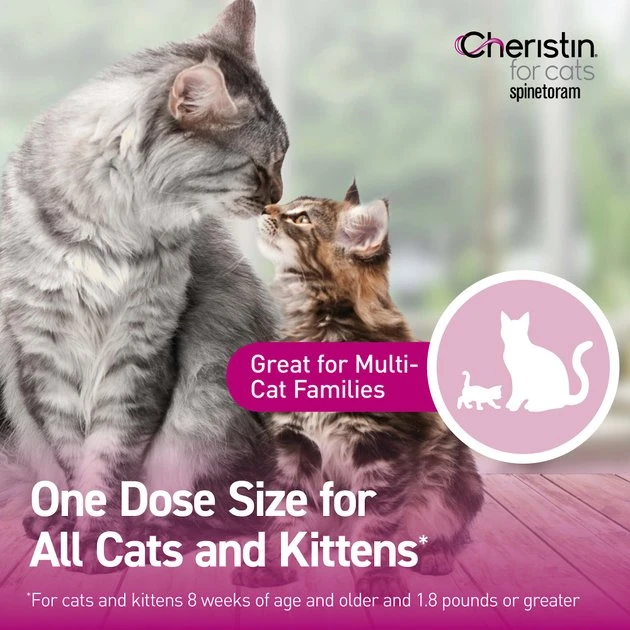 Cheristin Flea Spot Treatment for Cats, over 1.8 lbs 5 Cheristin Flea Spot Treatment for Cats, over 1.8 lbs - Image 5