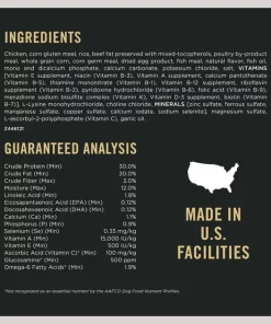 Purina Pro Plan 30/20 Chicken & Rice Formula Dry Dog Food -Elanco Sales 131886 PT5. SY630 V1657912201