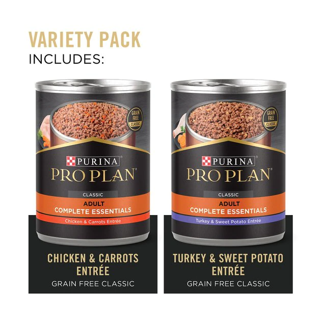 Purina Pro Plan Complete Essentials Variety Pack Grain-Free Canned Dog Food 2 Purina Pro Plan Complete Essentials Variety Pack Grain-Free Canned Dog Food - Image 2