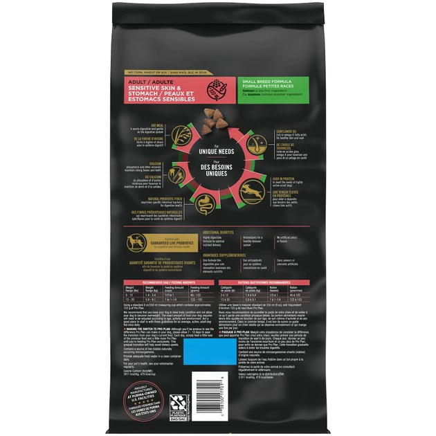 Purina Pro Plan Small Breed Adult Sensitive Skin & Stomach Formula Dry Dog Food 2 Purina Pro Plan Small Breed Adult Sensitive Skin & Stomach Formula Dry Dog Food - Image 2