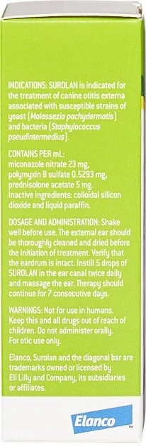 Surolan Otic Suspension for Dogs 2 Surolan Otic Suspension for Dogs - Image 2