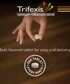 Trifexis Chewable Tablet for Dogs, 40.1-60 lbs, (Blue Box) -Elanco Sales 146171 PT6. SY630 V1603306332