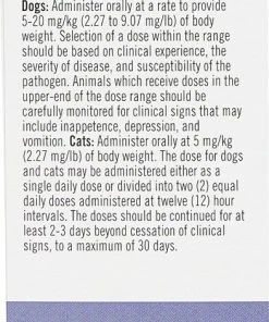 Zobuxa (Enrofloxacin) Tablets for Dogs & Cats 9 Zobuxa (Enrofloxacin) Tablets for Dogs & Cats -Elanco Sales 146175 PT2. SY630 V1603945449