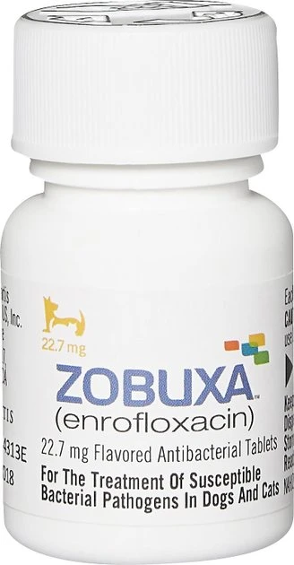 Zobuxa (Enrofloxacin) Tablets for Dogs & Cats 4 Zobuxa (Enrofloxacin) Tablets for Dogs & Cats - Image 4