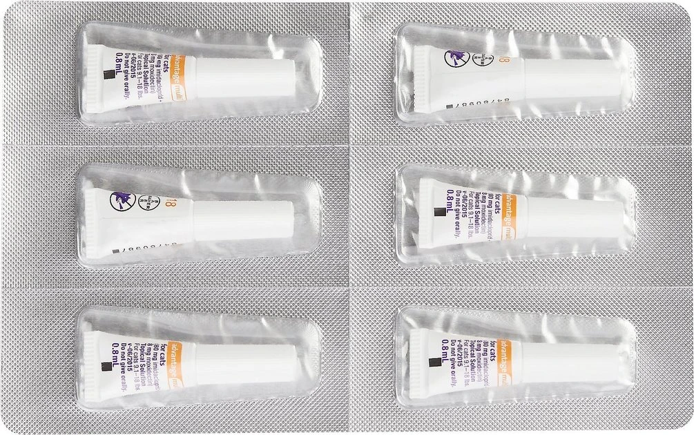 Advantage Multi Topical Solution for Cats, 9.1-18 lbs, (Purple Box) 7 Advantage Multi Topical Solution for Cats, 9.1-18 lbs, (Purple Box) - Image 7