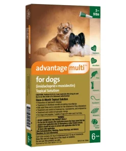 Advantage Multi Topical Solution for Dogs, 3-9 lbs, (Green Box) -Elanco Sales 146314 PT2. SY630 V1649337111