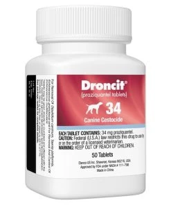Droncit Tablet for Dogs -Elanco Sales 146336 PT2. SY630 V1635874623