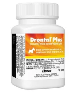 Drontal Plus Tablet for Small Dogs & Puppies, 2-25 lbs 6 Drontal Plus Tablet for Small Dogs & Puppies, 2-25 lbs -Elanco Sales 146340 PT2. SY630 V1643150792