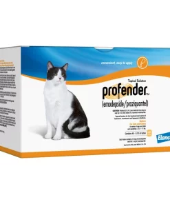Profender Topical Solution for Cats, 5.5-11 lbs, (Orange Box) -Elanco Sales 146354 PT2. SY630 V1648231923