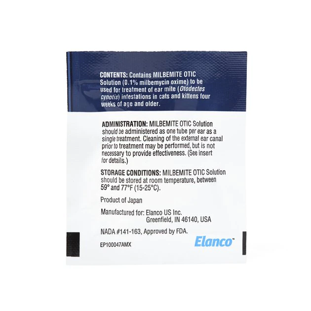Milbemite Otic Solution for Cats 3 Milbemite Otic Solution for Cats - Image 3