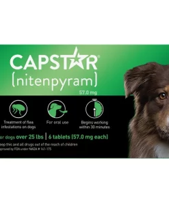 Capstar Flea Oral Treatment for Dogs, over 25 lbs