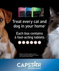Capstar Flea Oral Treatment for Cats, 2-25 lbs 13 Capstar Flea Oral Treatment for Cats, 2-25 lbs -Elanco Sales 154856 PT4. SY630 V1554143641