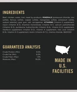 Purina Pro Plan Savor Classic Beef & Chicken Entree Grain-Free Canned Dog Food 13 Purina Pro Plan Savor Classic Beef & Chicken Entree Grain-Free Canned Dog Food -Elanco Sales 155526 PT4. SY630 V1634254303