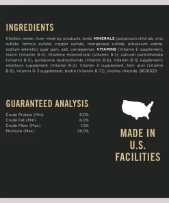 Purina Pro Plan Savor Classic Chicken & Lamb Entree Grain-Free Canned Dog Food -Elanco Sales 155528 PT4. SY630 V1634246215