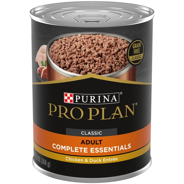 Purina Pro Plan Savor Classic Chicken & Duck Entree Grain-Free Canned Dog Food 1 Purina Pro Plan Savor Classic Chicken & Duck Entree Grain-Free Canned Dog Food