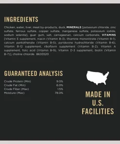 Purina Pro Plan Savor Classic Chicken & Duck Entree Grain-Free Canned Dog Food 13 Purina Pro Plan Savor Classic Chicken & Duck Entree Grain-Free Canned Dog Food -Elanco Sales 155530 PT4. SY630 V1634256084