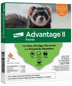 Advantage II Flea Treatment for Ferrets -Elanco Sales 155609 PT2. SY630 V1648513006