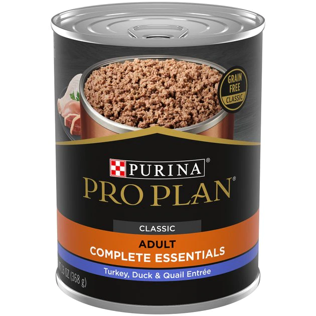 Purina Pro Plan Savor Classic Turkey, Duck & Quail Entree Grain-Free Canned Dog Food 1 Purina Pro Plan Savor Classic Turkey, Duck & Quail Entree Grain-Free Canned Dog Food