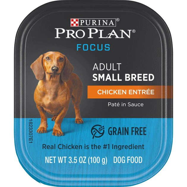 Purina Pro Plan Focus Small Breed Chicken Entree Grain-Free Wet Dog Food 1 Purina Pro Plan Focus Small Breed Chicken Entree Grain-Free Wet Dog Food