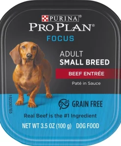 Purina Pro Plan Focus Small Breed Beef Entree Grain-Free Wet Dog Food