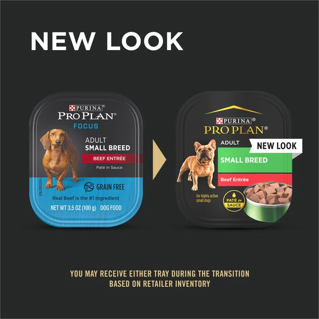 Purina Pro Plan Focus Small Breed Beef Entree Grain-Free Wet Dog Food 2 Purina Pro Plan Focus Small Breed Beef Entree Grain-Free Wet Dog Food - Image 2