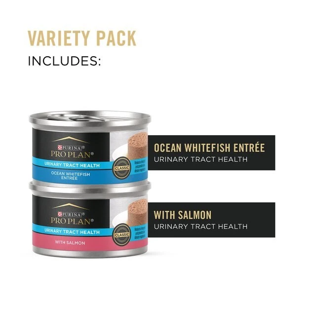 Purina Pro Plan Focus Urinary Tract Health Seafood Favorites Variety Pack Canned Cat Food, 3-oz can, case of 24 2 Purina Pro Plan Focus Urinary Tract Health Seafood Favorites Variety Pack Canned Cat Food, 3-oz can, case of 24 - Image 2