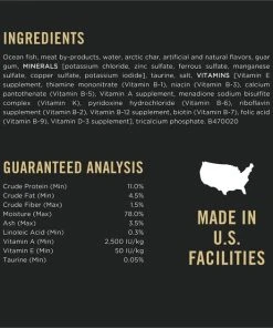 Purina Pro Plan Seafood Entree Grain-Free Canned Cat Food, 3-oz can, case of 24 -Elanco Sales 216723 PT3. SY630 V1638837710