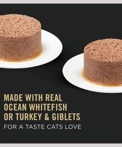 Purina Pro Plan Urinary Tract Health Focus Turkey & Giblets, Ocean Whitefish Variety Pack Canned Cat Food, 5.5-oz can, case of 24 -Elanco Sales 217723 PT2. SY630 V1634250092