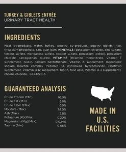 Purina Pro Plan Urinary Tract Health Focus Turkey & Giblets, Ocean Whitefish Variety Pack Canned Cat Food, 5.5-oz can, case of 24 -Elanco Sales 217723 PT5. SY630 V1634251922