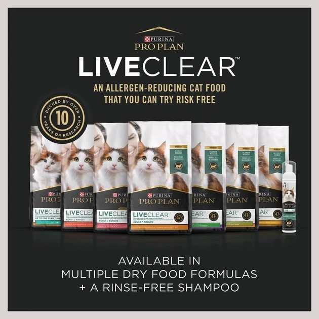 Purina Pro Plan LiveClear Probiotic Chicken & Rice Formula Dry Cat Food 7 Purina Pro Plan LiveClear Probiotic Chicken & Rice Formula Dry Cat Food - Image 7