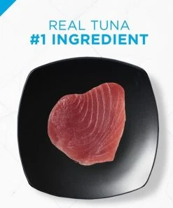 Purina Pro Plan Focus Sensitive Skin & Stomach Tuna & Oat Meal Entree Canned Cat Food, 3-oz can, case of 24 -Elanco Sales 223356 PT2. SY630 V1583244508