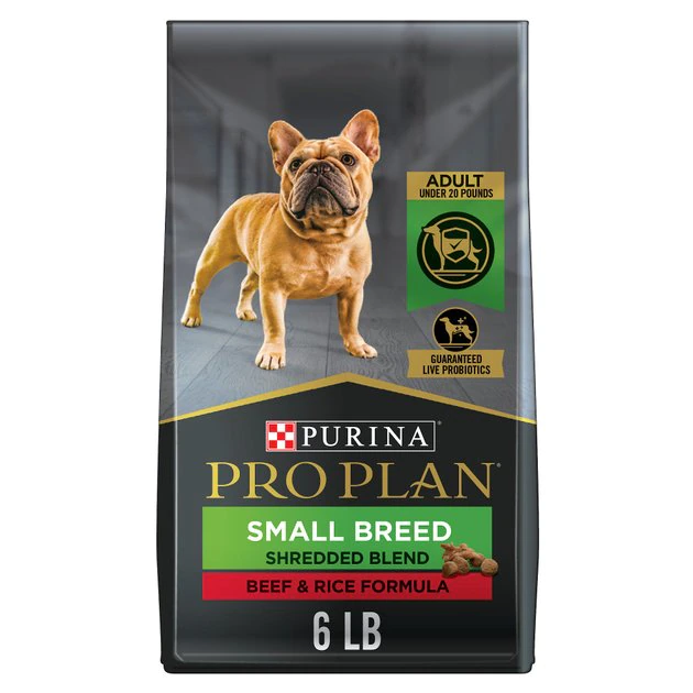 Purina Pro Plan Specialized Shredded Blend Beef & Rice Formula High Protein Small Breed Dry Dog Food 1 Purina Pro Plan Specialized Shredded Blend Beef & Rice Formula High Protein Small Breed Dry Dog Food