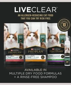 Purina Pro Plan LIVECLEAR Adult 7+ Prime Plus Longer Life Formula Dry Cat Food -Elanco Sales 276044 PT7. SY630 V1649224036