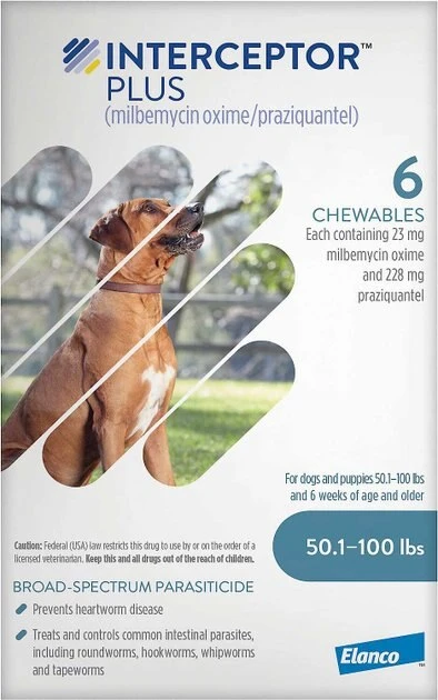 Interceptor Plus||Credelio Interceptor Plus for Dogs, 6 Chews (6-mos. supply) & Credelio for Dogs, 6 Chewable Tablets (6-mos. supply) 2 Interceptor Plus||Credelio Interceptor Plus for Dogs, 6 Chews (6-mos. supply) & Credelio for Dogs, 6 Chewable Tablets (6-mos. supply) - Image 2