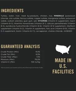 Purina Pro Plan Adult 7+ Complete Essentials Turkey & Rice Entree Wet Dog Food, 13-oz can, case of 12 -Elanco Sales 280293 PT4. SY630 V1615847232