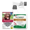 K9 Advantix II||Vet's Best K9 Advantix II Flea & Tick Spot Treatment, over 55-lbs + Vet's Best Flea + Tick Yard & Kennel Spray for Dogs