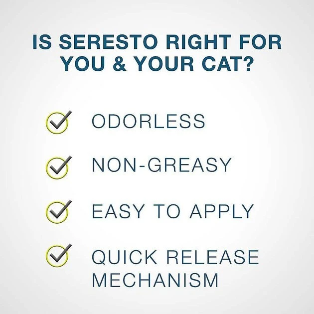 Seresto Flea & Tick Collar for Dogs, up to 18-lbs + Flea & Tick Collar for Cats 7 Seresto Flea & Tick Collar for Dogs, up to 18-lbs + Flea & Tick Collar for Cats - Image 7