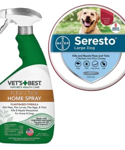 Vet's Best||Seresto Vet's Best Flea + Tick Home Spray + Seresto Flea & Tick Collar for Dogs, over 18-lbs