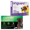 Capstar||Onguard Plus Capstar Flea Oral Treatment for Dogs, over 25 lbs, 6 Tablets + Onguard Flea & Tick Spot Treatment for Dogs, 23-44 lbs, 6 Doses (6-mos. supply)