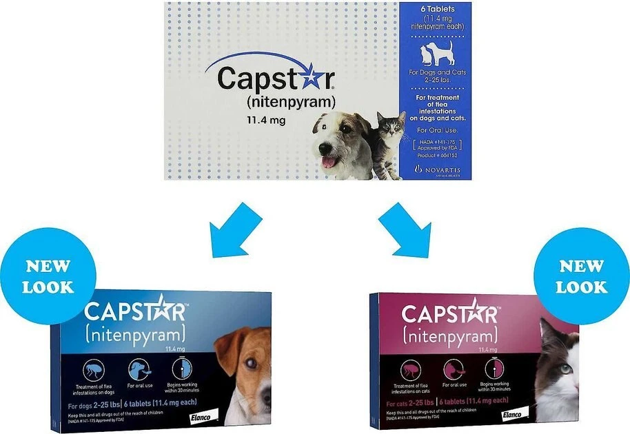 Capstar||Elanco Capstar Flea Oral Treatment for Dogs, 2-25 lbs, 6 Tablets + Elanco Tapeworm Dog De-Wormer, 5 count 5 Capstar||Elanco Capstar Flea Oral Treatment for Dogs, 2-25 lbs, 6 Tablets + Elanco Tapeworm Dog De-Wormer, 5 count - Image 5