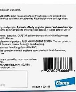 Capstar||Vet's Best Capstar Flea Oral Treatment for Dogs, 2-25 lbs, 6 Tablets + Vet's Best Flea + Tick Yard & Kennel Spray for Dogs, 32-oz bottle -Elanco Sales 297862 PT2. SY630 V1621267040