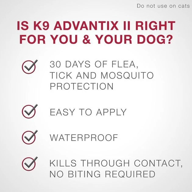 K9 Advantix II||Elanco K9 Advantix II Flea & Tick Spot Treatment for Dogs, 4-10 lbs, 6 Doses (6-mos. supply) + Elanco Tapeworm Dog De-Wormer, 5 count 5 K9 Advantix II||Elanco K9 Advantix II Flea & Tick Spot Treatment for Dogs, 4-10 lbs, 6 Doses (6-mos. supply) + Elanco Tapeworm Dog De-Wormer, 5 count - Image 5